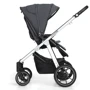 Универсальная коляска 2 в 1 Baby Design BUENO 217 GRAPHITE (без вышивки): Ширина шасси 60 см