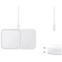 Зарядное устройство Samsung Wireless Charger Duo (with TA) 15W White for Smartphones and Galaxy Buds (EP-P5400TWEGEU)