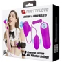 Вакуумный стимулятор с виброяйцом PRETTY LOVE - SUCTION & VIBRO-BULLETS, BI-014925