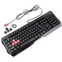 Комплект дротовий A4Tech Bloody Q1300 USB Black: Тип клавіш мембранний