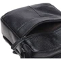 Мужская сумка планшет Borsa Leather черная (K11030-black): Тип ручки Плечевой ремень, Без ручки