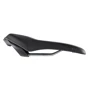 Сідло Selle Royal SCIENTIA A1 Athletic, 3D skingel, оббивка Black gummy / Black mokka, 289х127мм, 380г, рейли сталь + Curva suspension, unisex, чорне: Анатомічна виїмка Есть
