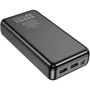 Внешний аккумулятор Hoco Power Bank 20000mAh J91A Black: Встроенный кабель нет