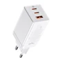 Зарядное устройство Baseus Wall Charger GaN3 Pro 2xUSB-C+USB 65W with USB-C Cable White (CCGP050102): Сила тока 2.4А и более
