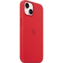 Чехол для iPhone Apple iPhone 14 Silicone Case with MagSafe - (PRODUCT)RED (MPRW3ZE/A): Материалы Силикон
