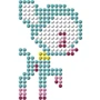 Набор для творчества Janod Наклейки Пиксели (J07884)