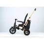 Велосипед складной трехколесный детский QPLAY Nova Pro с надувными колесами Gold Matt - Black фото 10