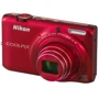 Nikon Coolpix S6500 Red: Размер дисплея 3", 460 тыс. пикселей