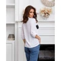Блуза ISSA PLUS SA-86 42 белая с длинным рукавом: Вид Блузы