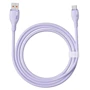 Кабель Baseus USB Cable to USB-C Pudding Series Fast Charging 100W 1.2m Purple (P10355703511-00): Тип USB Cable - USB-C