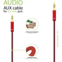Кабель Intaleo Audio Cable AUX 3.5mm Jack 1m Red (CBGNYA1): Тип Mini-jack 3.5mm M - Mini-jack 3.5mm M