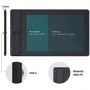Графический планшет Huion Inspiroy 2 S (H641P) + перчатка: Разрешение 5080 lpi