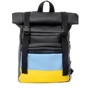 Женский рюкзак Sambag RollTop LTH черный с флагом Украины (24238611)