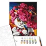 Картина по номерам Brushme Цветущая кошка ©Марианна Пащук 40х50 см (BS53223): Производитель Brushme
