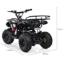 Детский электромобиль Квадроцикл Bambi HB-EATV800N-2 V3 до 65 кг: Материал корпуса пластик
