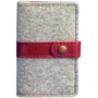 Жіночий Картхолдер BlankNote 6.1 сірий (BN-KK-6-1-felt-vin)