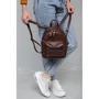 Женский рюкзак Sambag Talari SSH коричневый (12111020e): Тип ручки Короткая ручка, Плечевой ремень