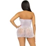 Мини-платье со стразами Leg Avenue OS White