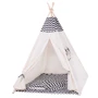Детская палатка Springos Tipi XXL вигвам бело-черная (TIP02)
