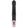 Вибратор-кролик Rosy Gold - Rabbit Vibrator with thrusting function - Black