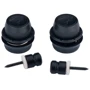 Стреплоки для гитары FENDER STRAP LOCKS BLACK PAIR FSLB1