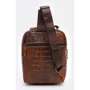 Мужская сумка-слинг Keizer коричневая (K13609br-brown): Страна производитель Тайвань