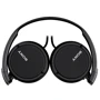 Наушники Sony MDRZX110 Black: Тип конструкции накладные