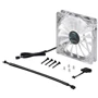 Кулер Aerocool Shark Fan 120мм (Great White) LED Retail: Уровень шума, dB 26.5 или 12.6 (с кабелем для понижения)