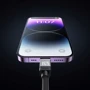 Кабель Baseus USB Cable to Lightning CoolPlay Series Fast Charging 2.4A 2m Black (CAKW000501) фото 9