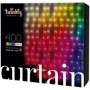 Гирлянда Smart LED Twinkly Curtain RGBW 400 Gen II IP44 1.45 х 2.1м кабель прозрачный