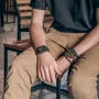 Аксессуар для Watch Rubber TPU with Stainless Steel Case Black (FLS181115) for Apple Watch 44/45/49mm Ultra фото 5