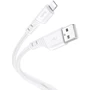 Кабель Hoco USB Cable to Lightning X97 Crystal 2.4A 20W 1m White