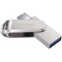 USB-флешка SanDisk 64GB Dual Drive Luxe USB 3.1+USB-C (SDDDC4-064G-G46): Индикаторы нет