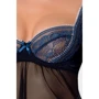 Эротический пеньюар Passion GISELE CHEMISE black XXL/XXXL