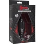 Силиконовая анальная пробка Doc Johnson Kink Lube Luge Premium Silicone Plug 5", 11,43х4,8 см, черный