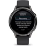 Смарт-часы Garmin Venu 4 41mm Slate with Black Silicone Band (010-03013-02)