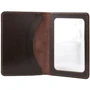 Мужская обложка для ID-паспорта DNK Leather коричневая (DNK-mini-oknoR-colF): Формат кошелька Вертикальный