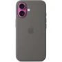 Чехол для iPhone Apple for iPhone 16 Silicone Case with MagSafe Stone Gray (MYY33) : Материалы Силикон