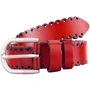 Жіночий ремінь AMO червоний (STAMO3002-red)
