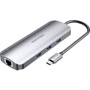 Адаптер Vention Adapter USB-C to HDMI+3xUSB3.0+RJ45+SD/TF/+3.5mm+PD 100W (TOLHB)