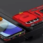 Чехол для телефонов Mobile Case Camshield Army Ring Red for Samsung A256 Galaxy A25 5G: Материал TPU (термополиуретан) и поликарбонат
