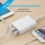 Зарядное устройство ANKER USB Wall Charger PowerPort 5 40W 5xUSB Power IQ V3 White (A2124L22) фото 6