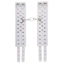 Оковы Leather Double Fix Leg Cuffs, white
