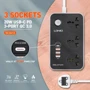 Мережевий фільтр LDNIO SC3412 Black/Grey: Призначений для Компьютерной и офисной техники