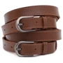 Жіночий ремінь Borsa Leather коричневий (110gen1new2light-brown)
