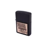 Зажигалка Zippo BRASS EMBLEM BLACK CRACKLE (362) фото 3
