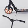 Самокат алюмінієвий Best Scooter з PU колесами, 2 аммортизаторами Black / Orange (92086): Тип гальма ножний