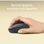 Мышь Logitech M196 Bluetooth Grey (910-007459): Эргономика симметричная для левшей