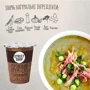 Крем-суп гороховий Street Soup з яловичиною 50 г склянка (4820201770054): Енергетична цінність на порцію, Ккал 150