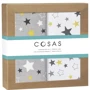 Набор пеленок Cosas Stars Yellow Grey бязь (4822052062845)